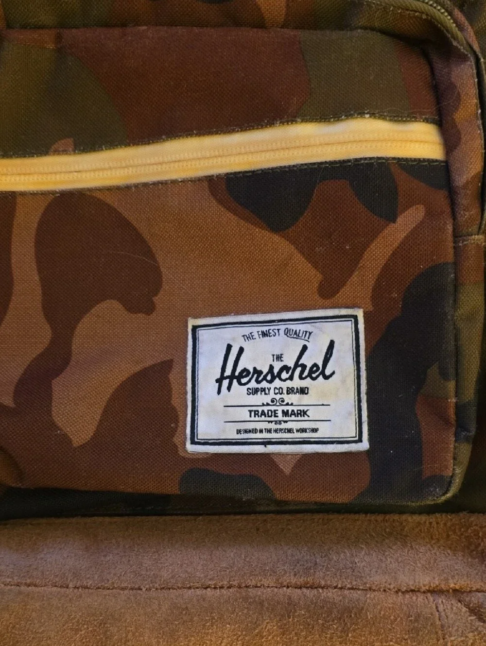 Herschel Supply Company Camo Backpack in Brown & Green